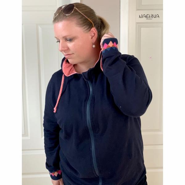 Nähbeispiel Kapuzenjacke lillesol women No. 15